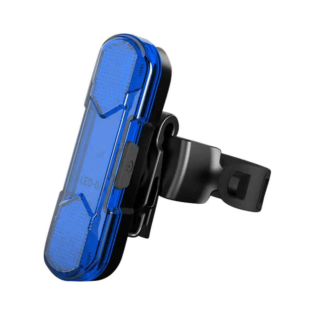 Waterproof LED Bike Tail Light Rechargeable Bicycle Rear Blue