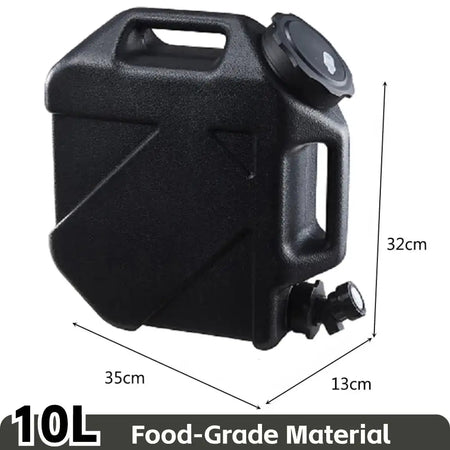 10L Large Capacity Outdoor Camping Water Bag With Faucet 10L