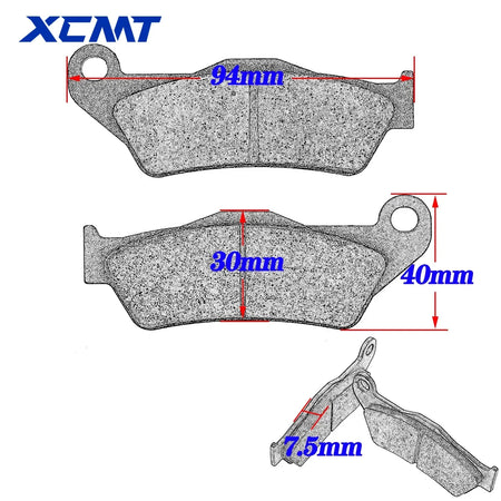 KTM Front and Rear Brake Pads &ndash; High Temp Resistance