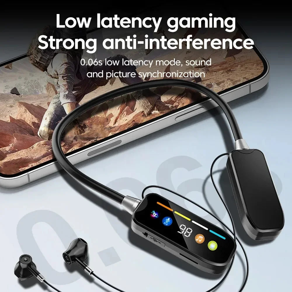 HD Screen Bluetooth 5.4 Headphones &ndash; Noise Canceling