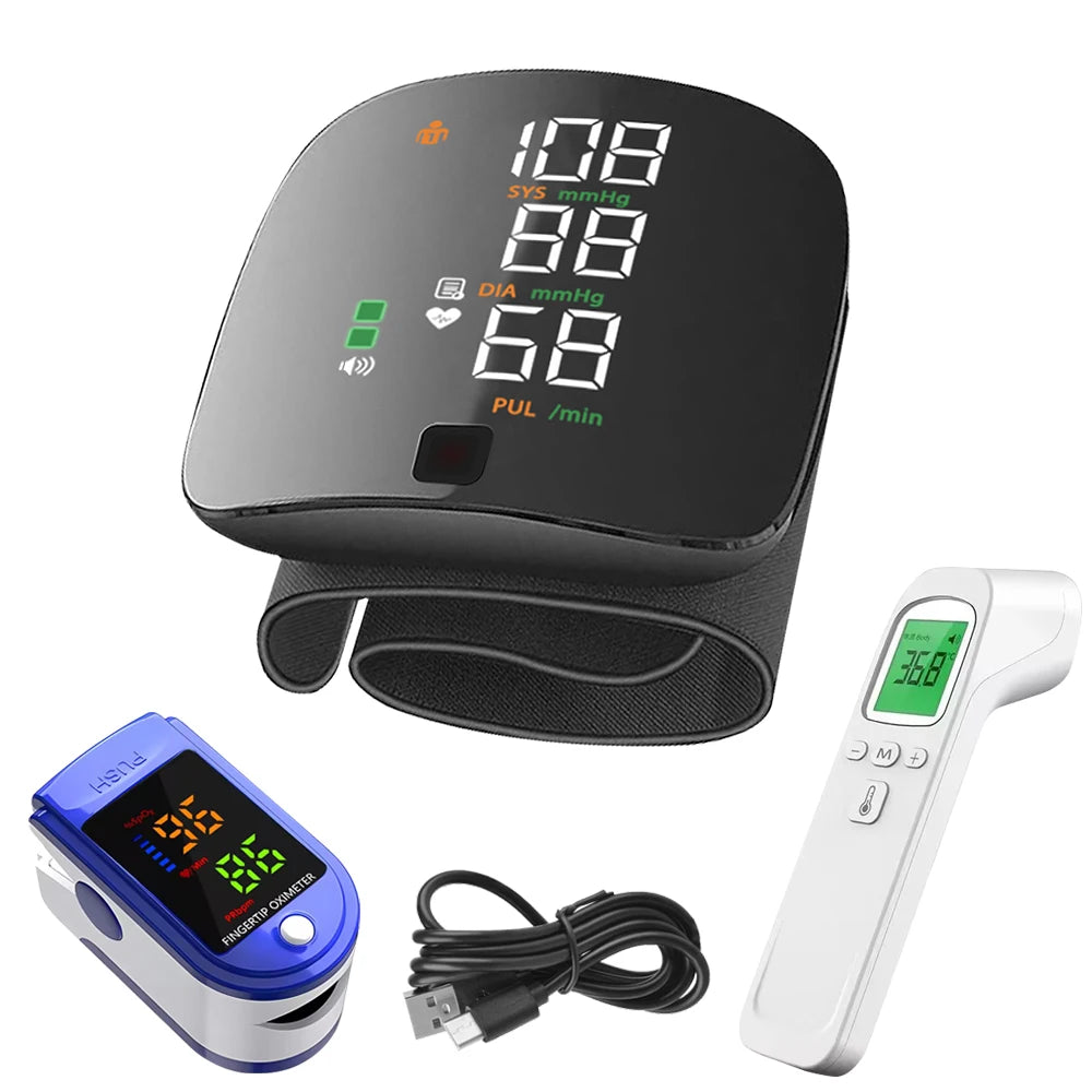 Smart Touch Blood Pressure Monitor &ndash; Voice Enabled Readouts A and B and C