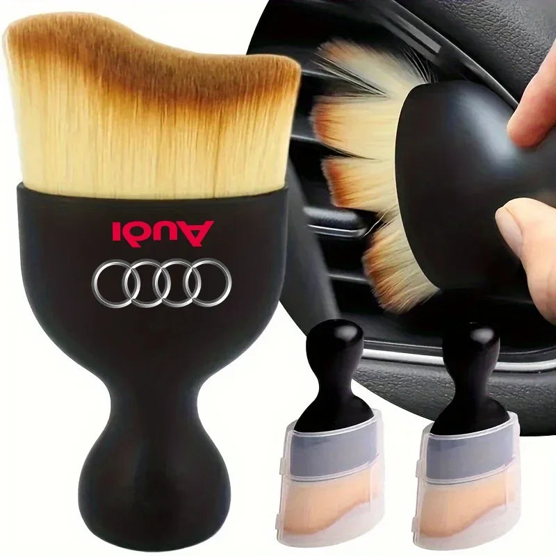 Compact Soft Brush Car Interior Cleaning Tool for Audi TT, Q Series, A3, A4, A5, A6, A7, A8 Models &ndash; Dust and Dirt Remover 4PCS