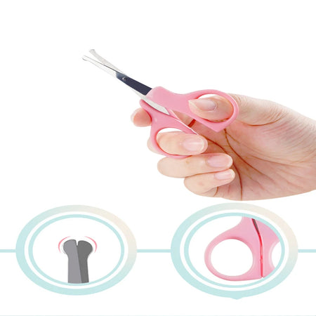 NoEnName_Null Baby Nail Care Kit &ndash; Safe Scissors and Clipper for Newborns to Kids