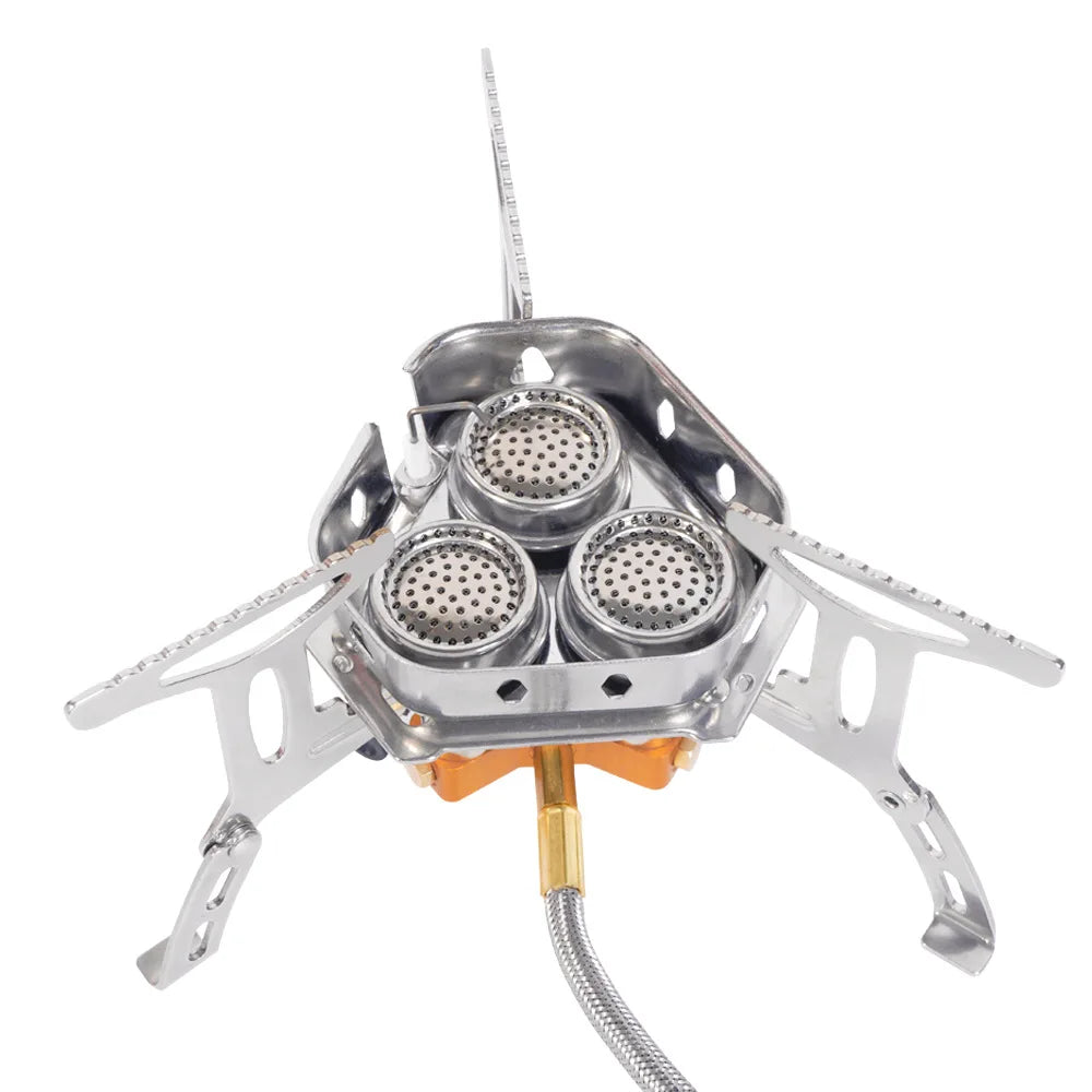 TARKA 3-Head Folding Gas Stove - 5800W Portable Camping Burner