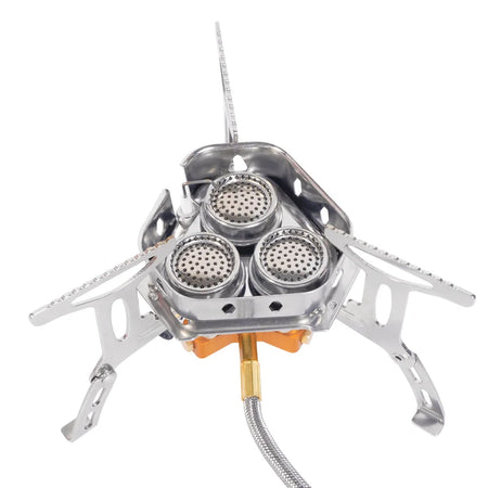TARKA 3-Head Folding Gas Stove - 5800W Portable Camping Burner