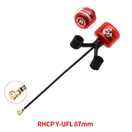 RUSHFPV Cherry 2 II 5.8G 1.8DBI FPV Antenna LHCP RHCP SMA UFL MMCX for FPV Freestyle Analog Digital Drones DIY Parts by InterCyprus Trading Ltd