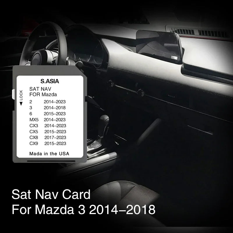 Navinesa Navigation Card For Mazda 3 2014-2018 &ndash; South Asia CHINA / for Mazda 3 2014