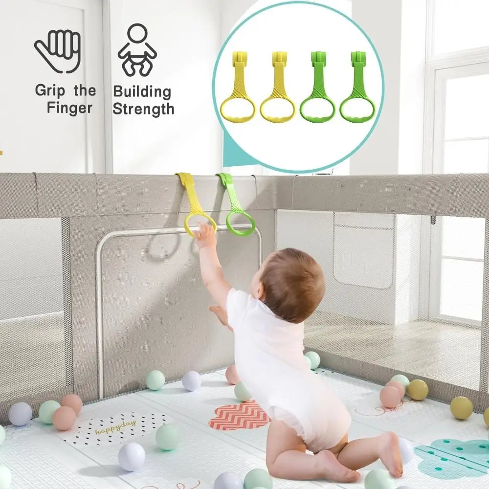 Plastic Pull Ring for Baby Cribs &ndash; Stand Up &amp; Walk Assist Tool
