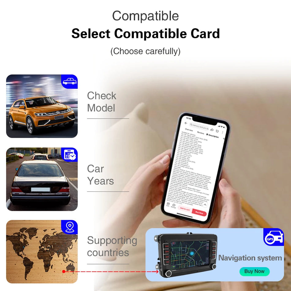 Gen8 Gen9 Car Navigation Map Update TF Card &ndash; Europe Maps