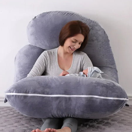 3Kg J Big Pregnancy Pillow - Full Body Support for Maternity &amp; Nursing
