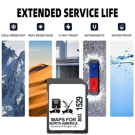 GM 8653-1529 Nav SD Card &ndash; USA Canada Mexico Maps 2023