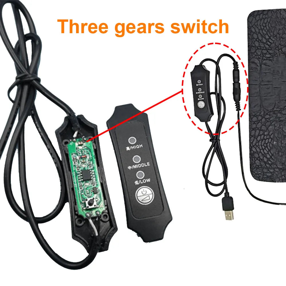 USB Heating Pad Reptile Heat Mat &ndash; Adjustable Temperature