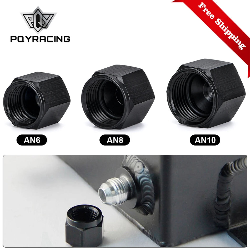 Adaptor din aluminiu AN6 AN8 AN10, capac de închidere cu filet interior