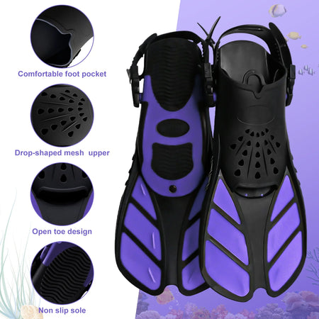 Underwater Snorkeling Full Face Mask Set &ndash; Safe Breathing