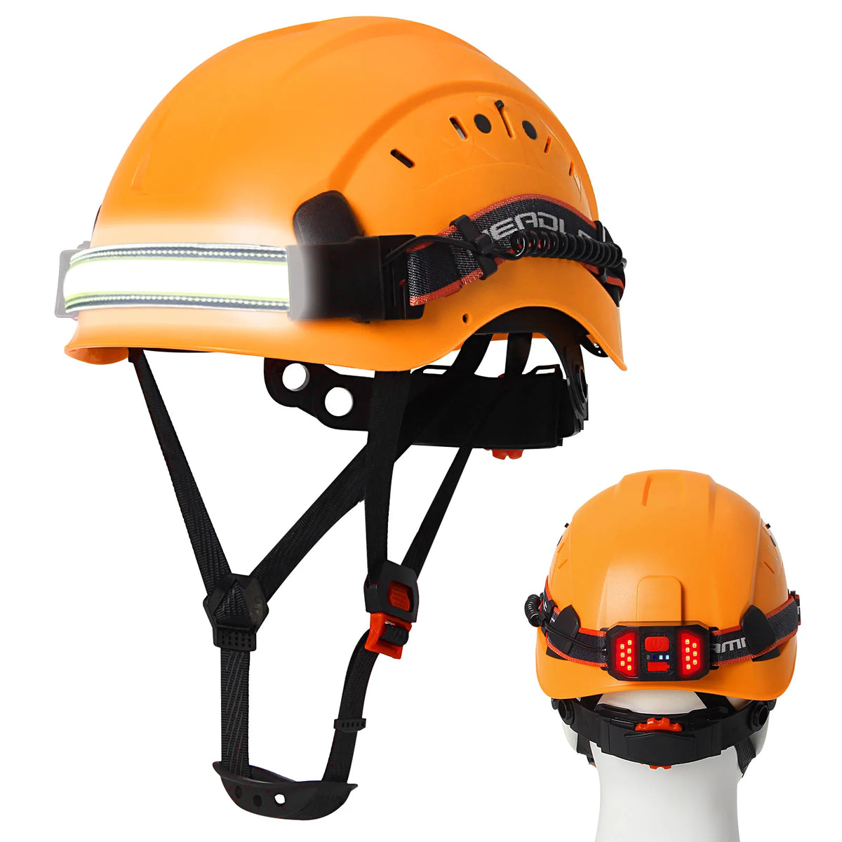 Aolamegs SF06 CR08 Safety Helmet &ndash; Lightweight ABS LED Yellow A