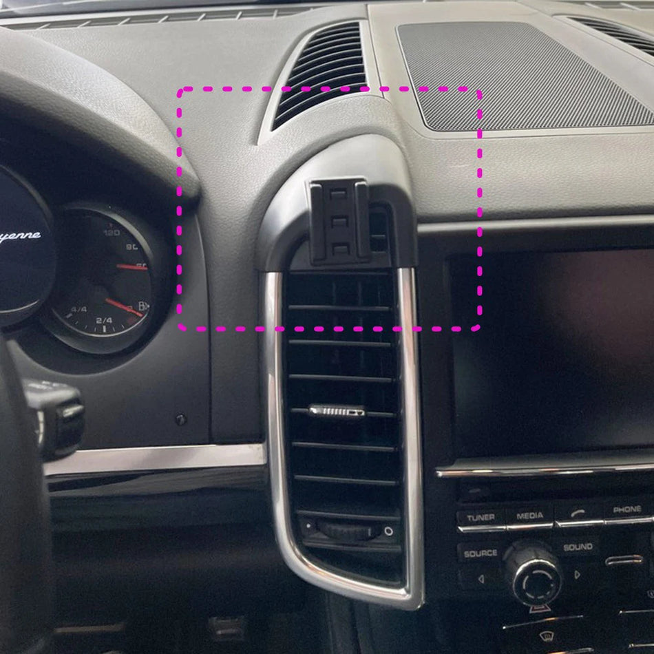 Porsche Cayenne 2010 2015 Trådlös Laddning Telefonfäste Bas