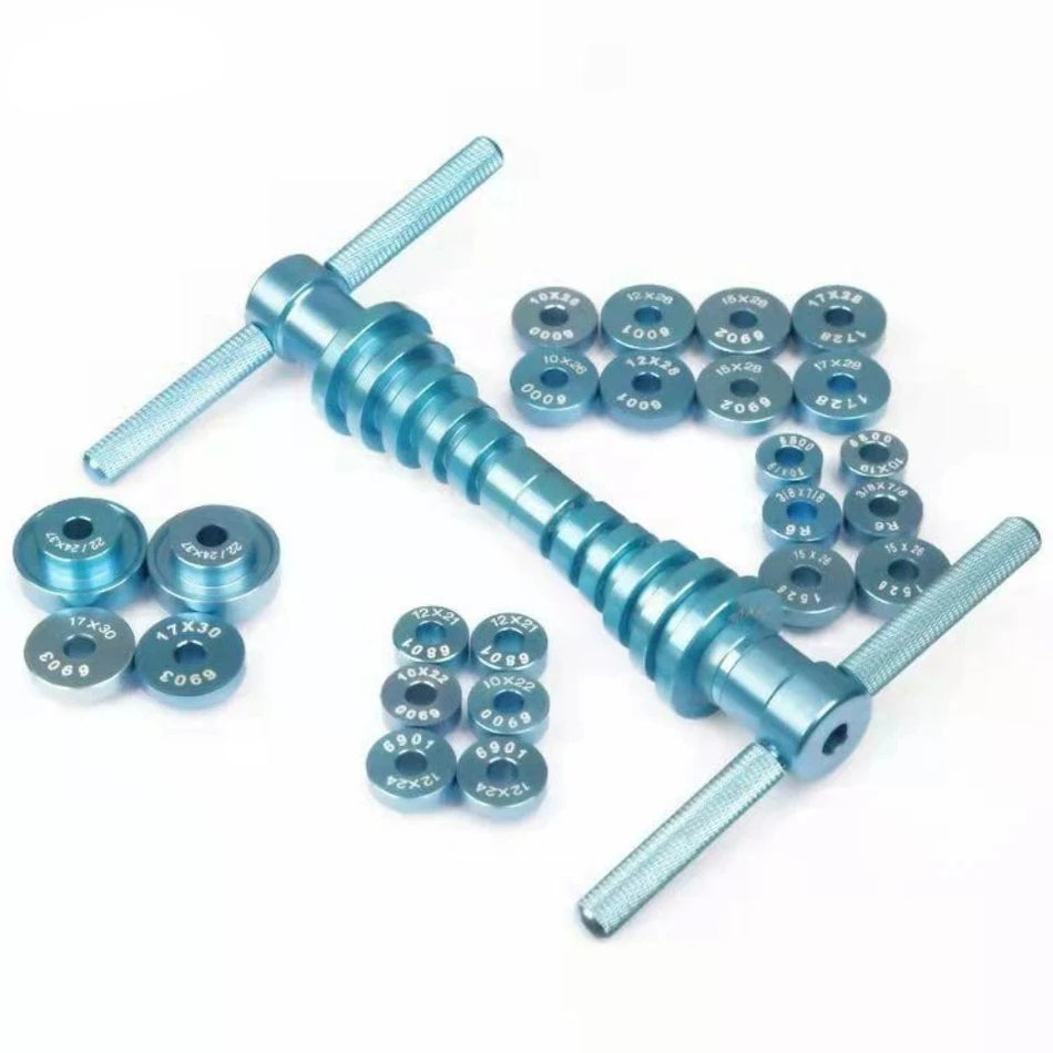 Verktygsset för urtagning och installation av cykellager, CNC Al7075