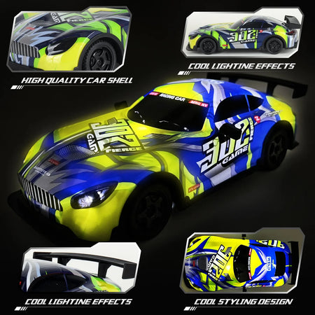 1:18 Remote Control Car &ndash; Glow In Dark 2.4G RC Speed