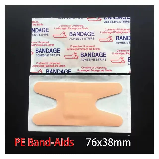 100 Pcs Medical Anti Bacteria Band Aid &ndash; Waterproof Plaster H Type (7.6x3.8 cm) / 100 pcs