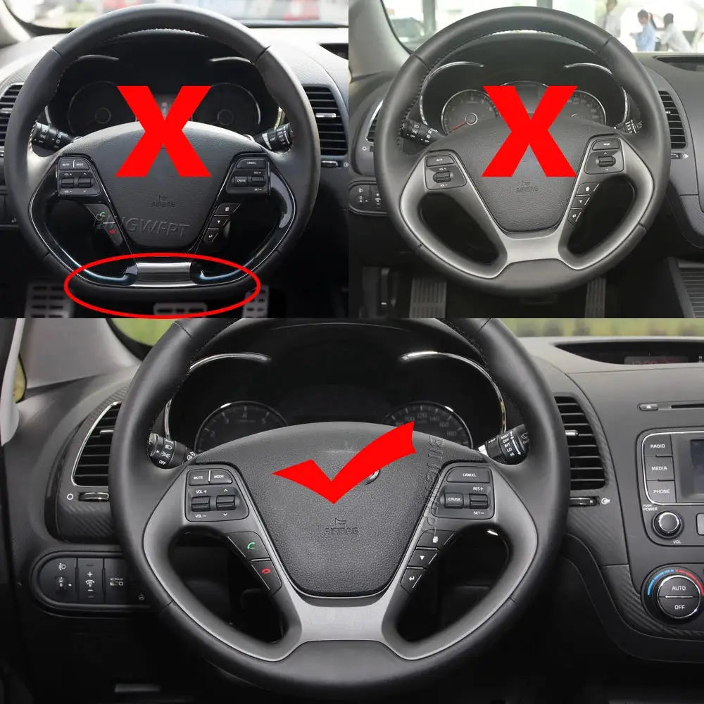 High Quality Steering Wheel Switch Panel for Kia K3 K3S Cerato Ceed JD Rio 3 Steering Wheel Frame No Buttons by InterCyprus Trading Ltd