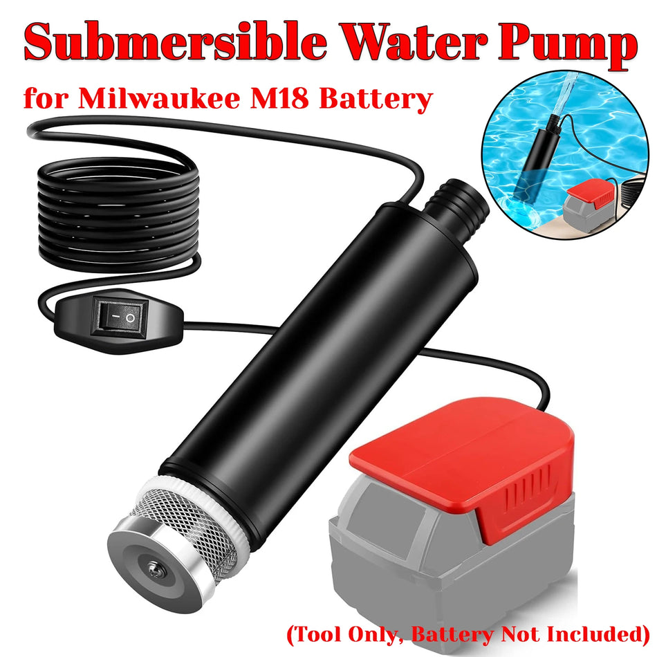 Pompa submersibilă fără fir de 635GPH compatibilă cu Milwaukee 18V