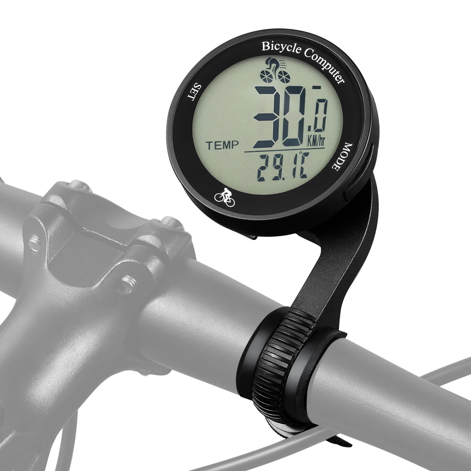 Wireless Bike Computer &ndash; Waterproof Backlit LCD Speedometer