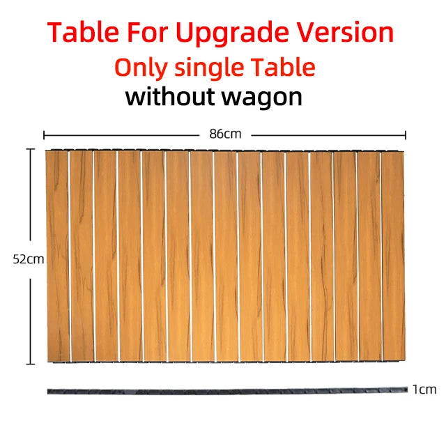 Collapsible Folding Utility Beach Cart Wagon - Heavy Duty Portable Garden &amp; Camping Trolley ZB-upgrade