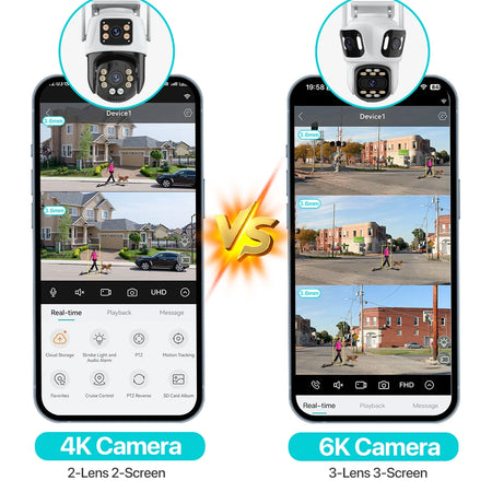 6K HD Outdoor PTZ IP Camera with Auto Tracking