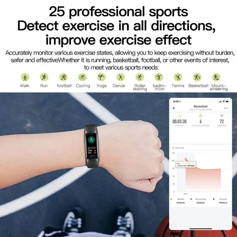 Amoled Color Screen Smart Watch &ndash; Heart Rate And SpO2