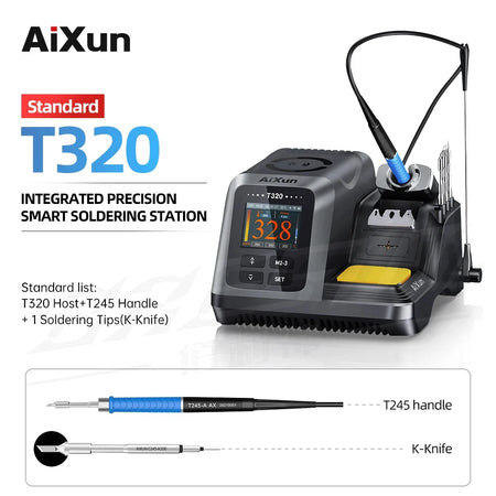 AIXUN T320 Soldering Station 200W &ndash; Smart Temp Control T320 T245 1 TIPs / 220V