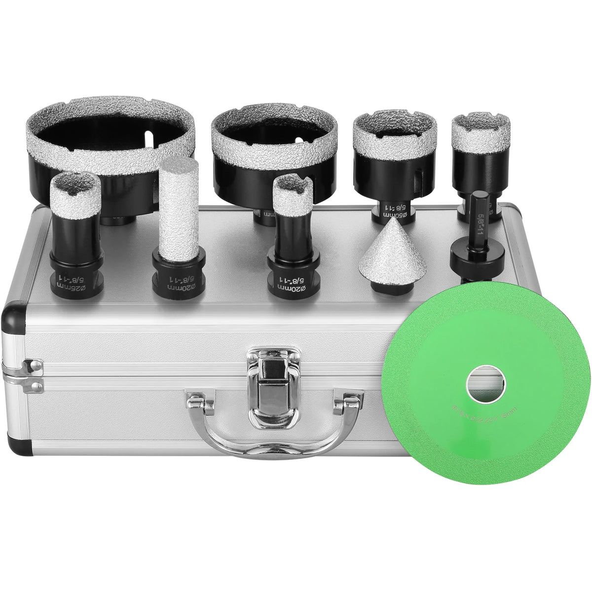SucceBuy Diamond Core Drill Bit Set Kit &ndash; Storage Case