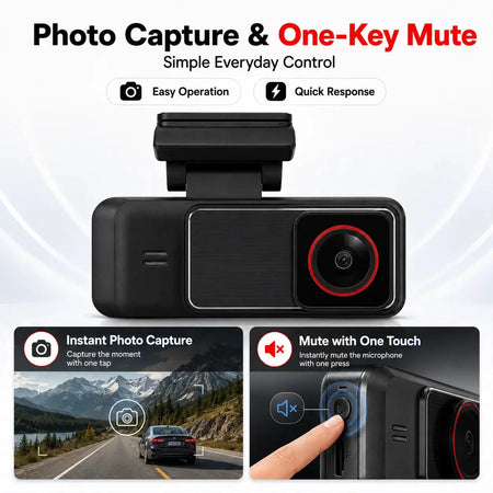 Dual 4K+2K Dash Cam With Starvis 2 Night Vision And Oled Display by InterCyprus Trading Ltd