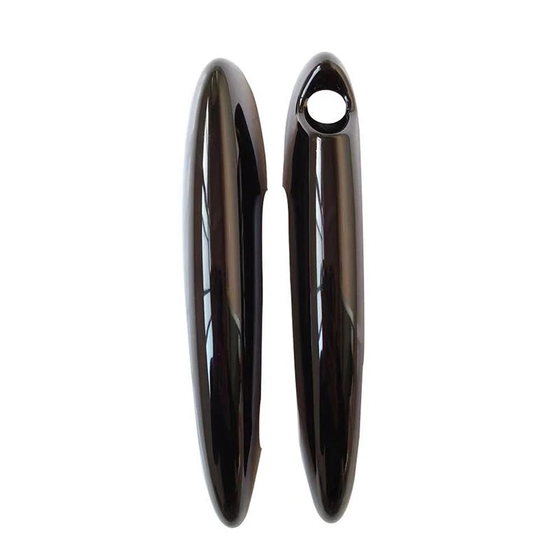 MINI Cooper S Door Handle Covers, Glossy Black Carbon Fiber Look ABS Plastic