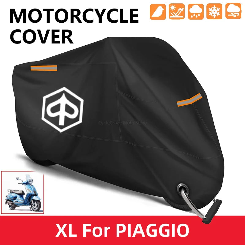 Motorcycle Cover &ndash; UV Weatherproof Dust Rain Shield