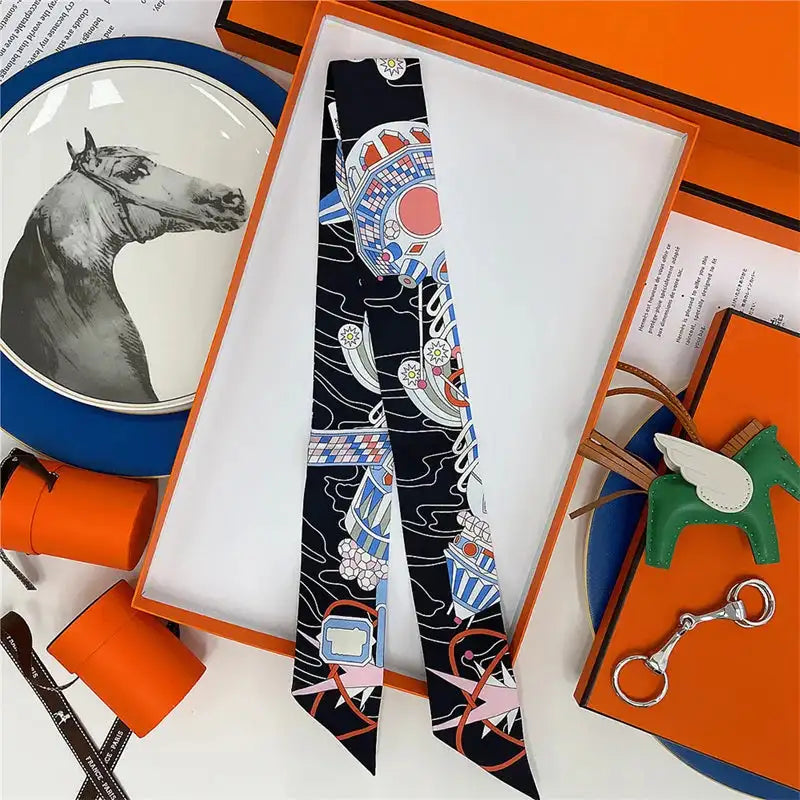 JTVOVOC Silk Scarf &ndash; Elegant Versatility for Any Outfit JZP013-01 / 5x85cm