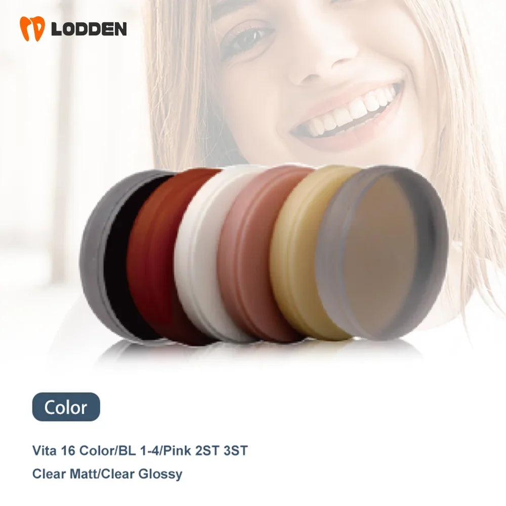 Lodden Dental PMMA Monolayer 98MM &ndash; Monochrome Resin Disc