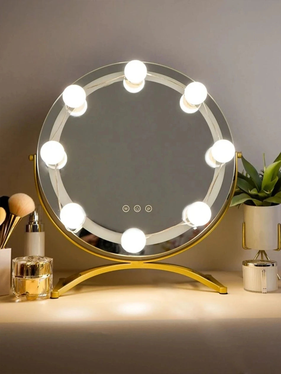 Dimmable LED Vanity Mirror Light With USB Charging For Bathroom