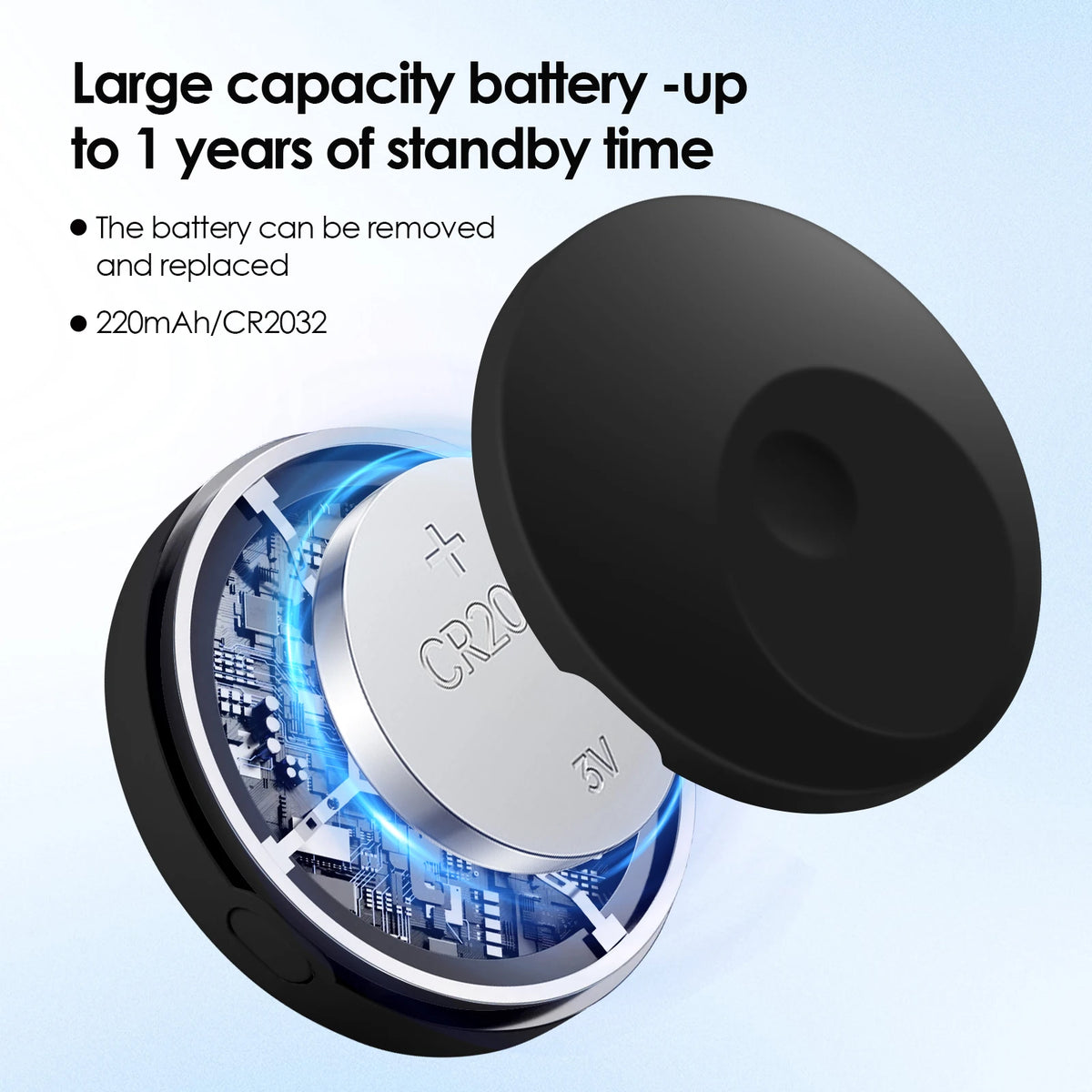 GPS Tracker Pets Micro - 1 Year Standby Replaceable Battery