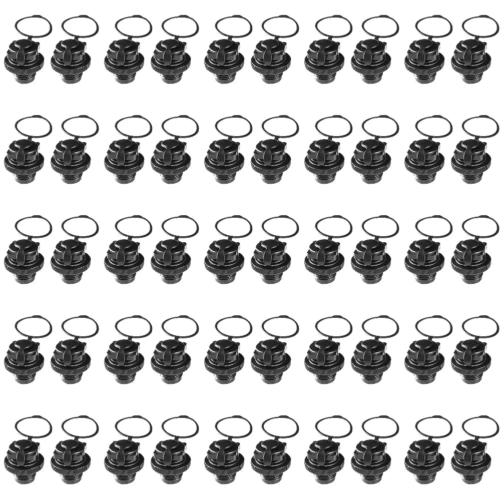 10-80P Air Valve Nozzle Caps for Inflatable Boat Kayak Raft Mattress Airbed Inflatable Pump Adapter for SUP Board mattress valve 50PCS / CN (Origin)