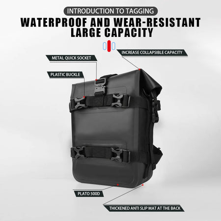 Motorcycle Bumper Bag &ndash; Waterproof Design for Crash Bar Protection
