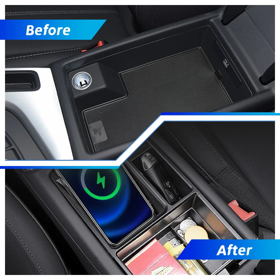 Support de téléphone chargeur sans fil Qi 15W pour Audi A4L A4 S4 RS4 A5 S5 2016-2023