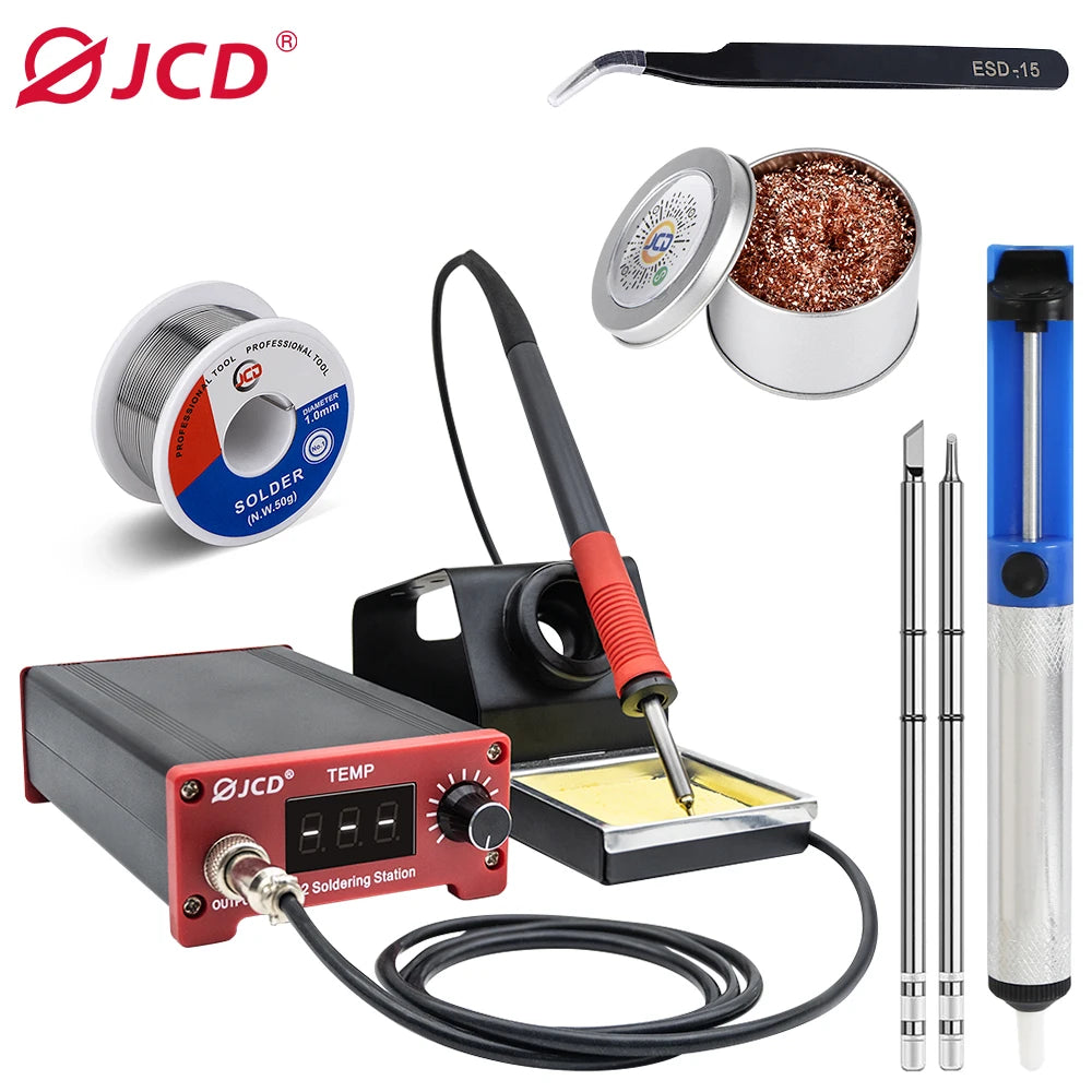 JCD T12 Soldering Station 75W &ndash; Adjustable Temp 100-480 C T12 kit5 / 110v / CHINA