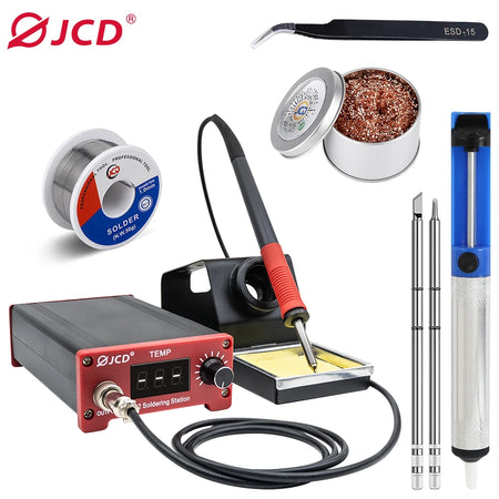 JCD T12 Soldering Station 75W &ndash; Adjustable Temp 100-480 C T12 kit5 / 110v / CHINA