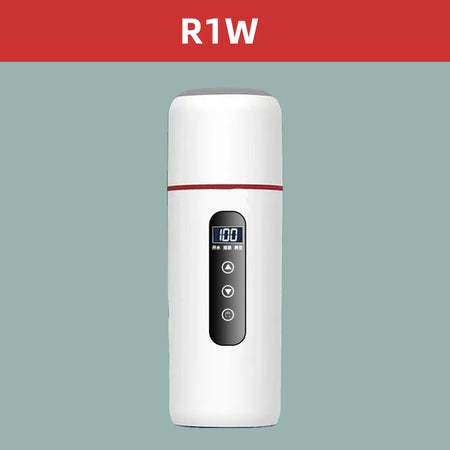 ACCEO 12V 500Ml Heating Cup - Variable Temp Display R1W White Cup