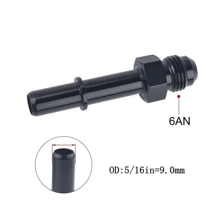 1PC Aluminum 6AN 8AN Male To 3/8" 5/16" Quick Disconnect Male Push On EFI Fitting Adapter Quick Connect by InterCyprus Trading Ltd