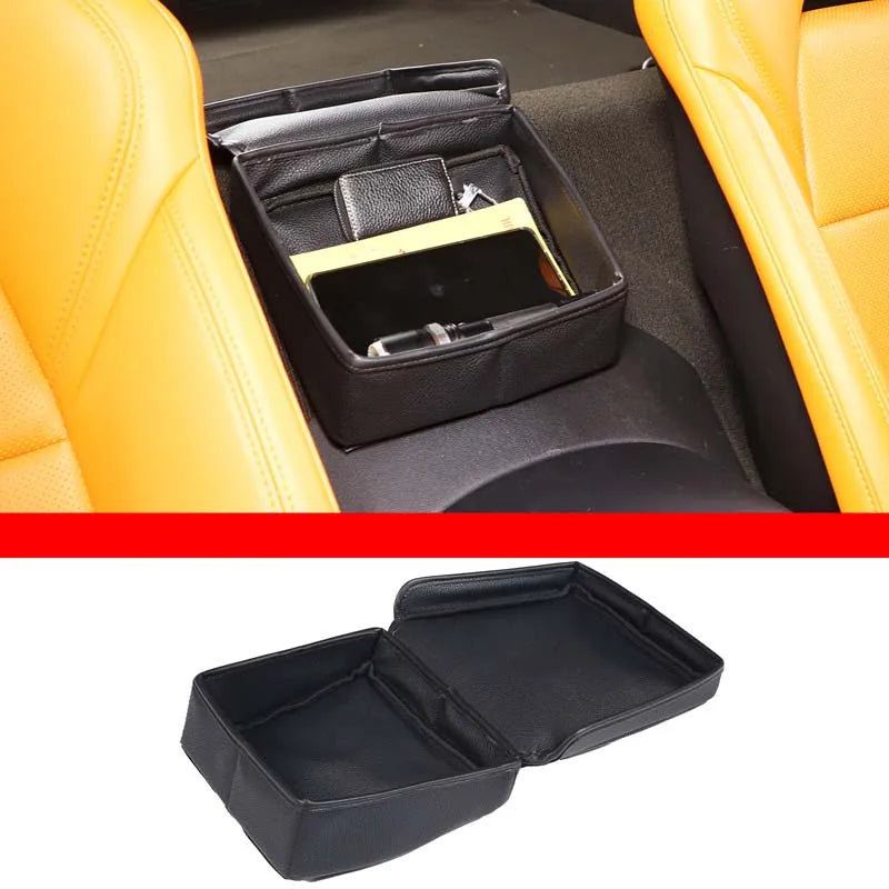 Leather Armrest Box For Chevrolet Corvette C7 2014 To 2019