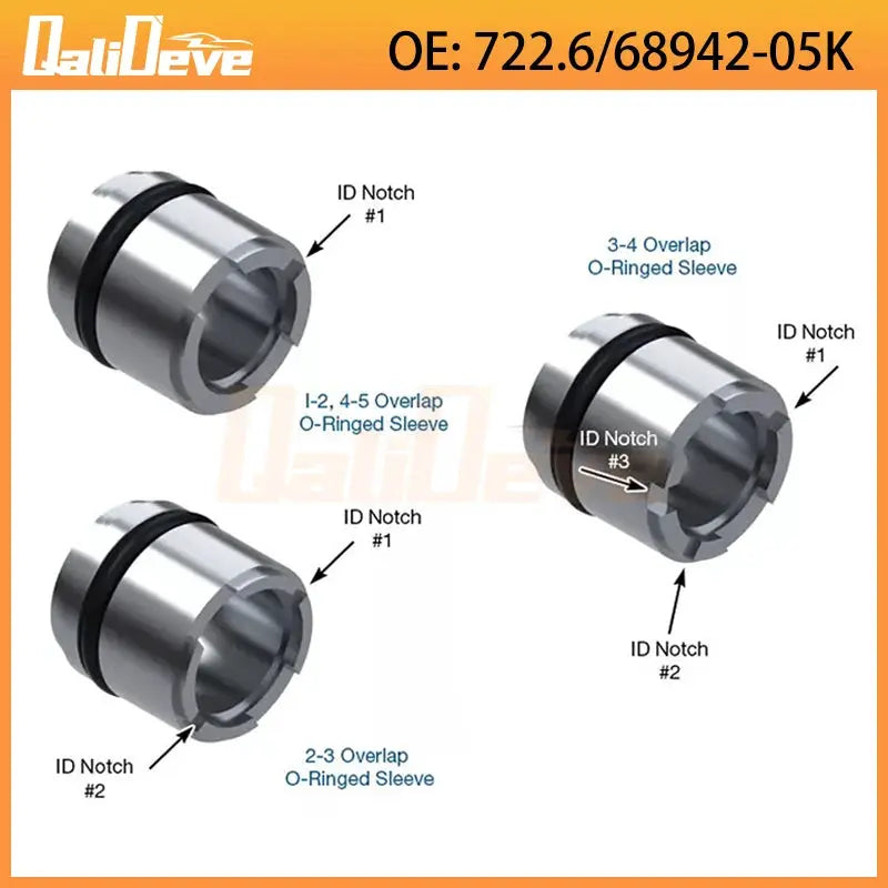 722.6 68942-05K 3PCS Overlap Control Valve Sleeve Kit Fit For Mercedes Benz 1998-2014 78741DK S78741DK by InterCyprus Trading Ltd