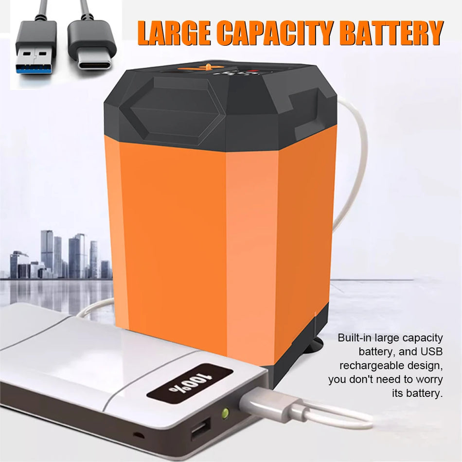 Doccia Portatile da Esterno con Display della Temperatura 5400mAh