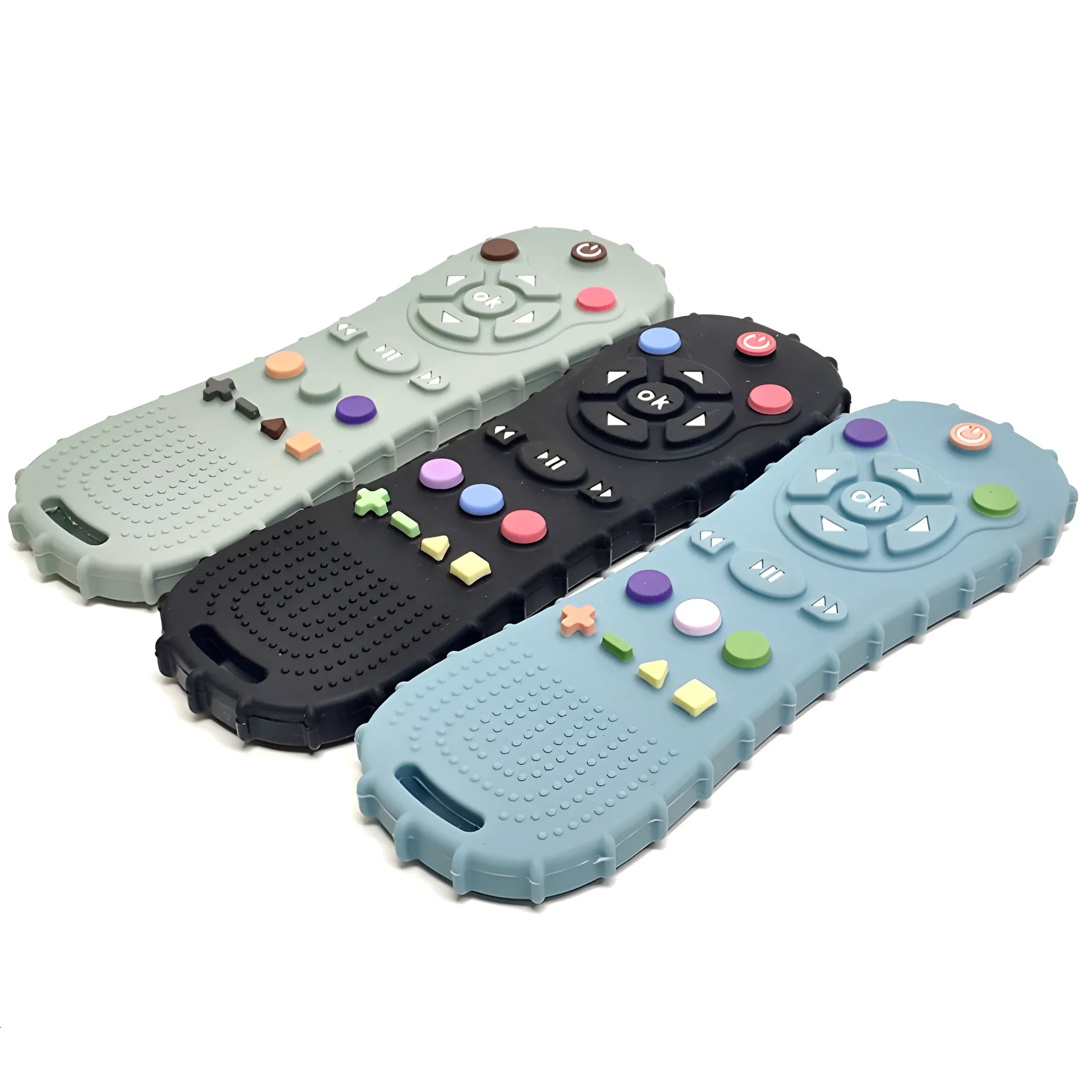 Baby Remote Control Teether &ndash; Safe Silicone Biting Toys