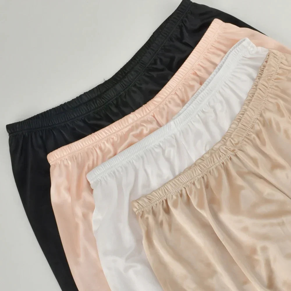 Silk Sleep Shorts Set - Luxurious Comfort &amp; Style for Women